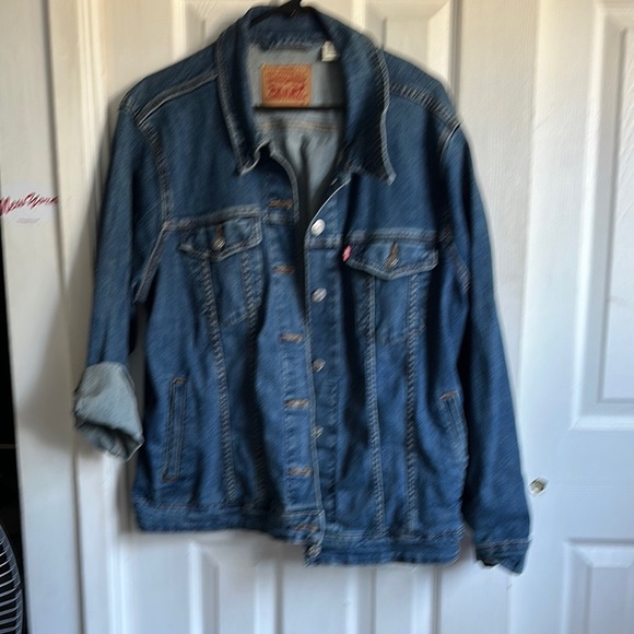 Levi's Blue Denim Shirt Jacket - Picture 1 of 7